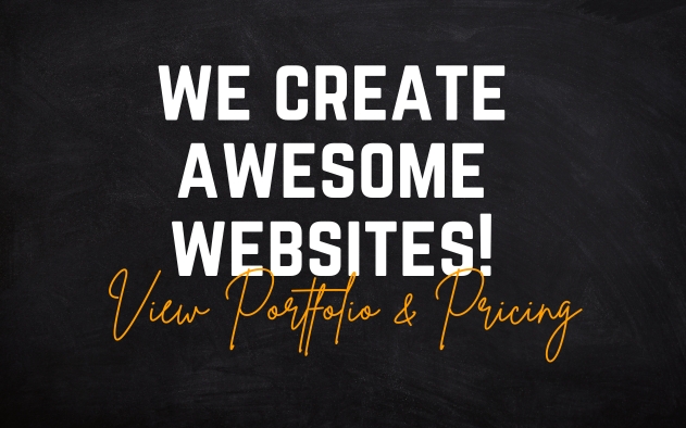 we create awsome websites service offerings headline.